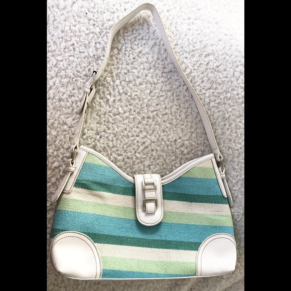 Croft and Barrow retro multi colored bag - Picture 2 of 6